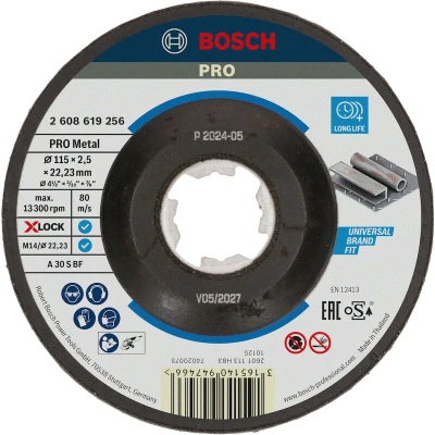 Afbeelding van Bosch Accessories 2608619256 Doorslijpschijf gebogen 115 mm 1 stuk(s)