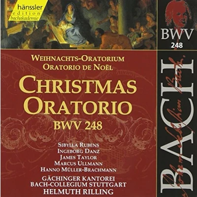 Afbeelding van Gächinger Kantorei, Bach Collegium Stuttgart, Helmuth Rilling J.S. Bach: Christmas Oratorio (Bwv 248) (3 CD)