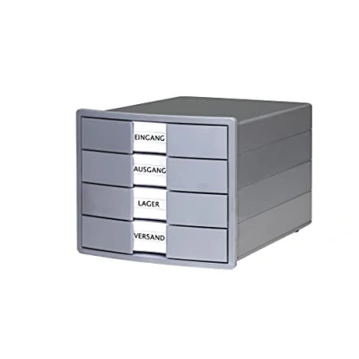 Afbeelding van HAN IMPULS KARMA 10128 18 Ladebox Zwart DIN A4, C4 Aantal lades: 4