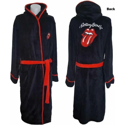 Afbeelding van The Rolling Stones Classic Tongue Badjas L/XL Zwart