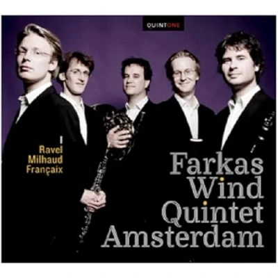 Afbeelding van Farkas Wind Quintet Amsterdam Ravel, Milhaud, Francaix (CD)