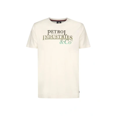 Afbeelding van Petrol Industries Heren Artwork T shirt Rawlins Wit Maat XXL
