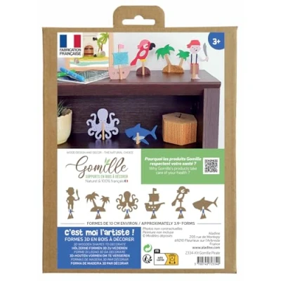 Afbeelding van Gomille MDF Figuren Set Piraten