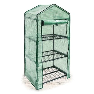 Afbeelding van Relaxdays kas met folie voor in de tuin of op het balkon tuinkas broeikas kweekkas 3