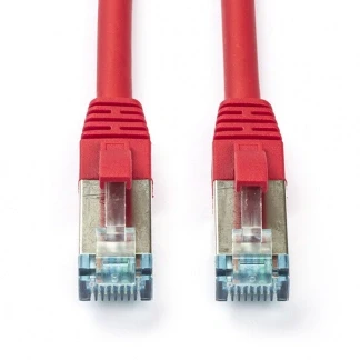 Afbeelding van Netwerkkabel Cat6a S/FTP 10 meter (Rood)