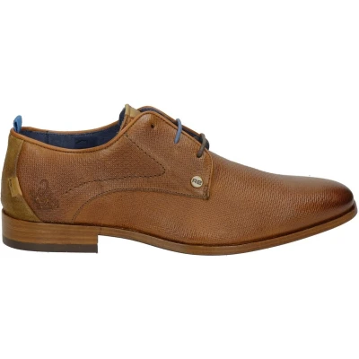 Afbeelding van Rehab Vrouwen Veterschoenen / Herenschoenen Greg Wall Cognac Maat 41