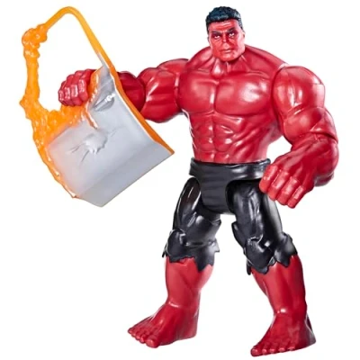 Image de Figurine Avengers Marvel Epic Hero Series Captain America Brave New World Hulk Rouge et Noir