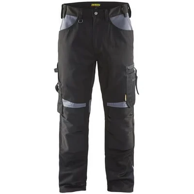 Image de Pantalon artisan sans poche flottante noir/gris