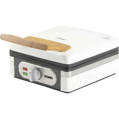 Afbeelding van DOMO WAFFELEISEN POWDER WHITE Wafelijzer Wit