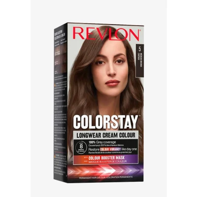 Afbeelding van Revlon HAIR Color COLORSTAY, Longwear Cream Colour Haarverf, Maat: 165 ml, Châtain