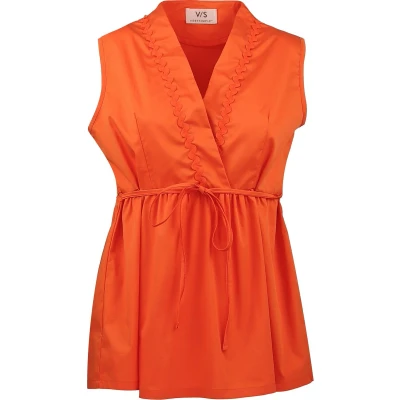 Afbeelding van Verysimple oranje top maat XS (IT40)