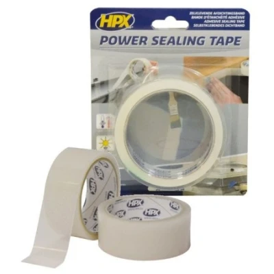 Afbeelding van HPX Power Sealing Afdichtingstape 38 Mm X 1,5 Meter Transparant Lijm, Kit &amp; Tape