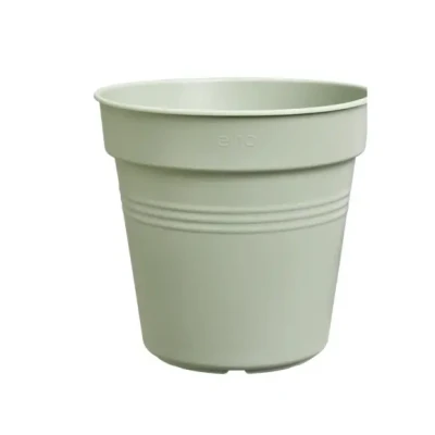 Afbeelding van Elho Green Basics kweekpot 15 bloempot voor binnen, buiten, teelt en oogst Ø 15,0 x H 13,9 cm groen/steengroen