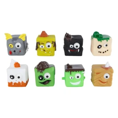 Afbeelding van Brainboooom Blokmonsters met Uitpuilende Ogen, 6cm