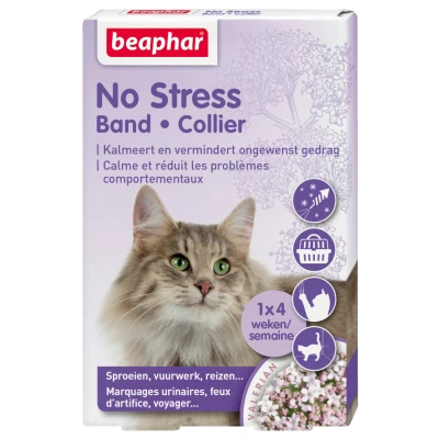 Afbeelding van Beaphar No Stress Band Kat Anti stressmiddel 1 stuk