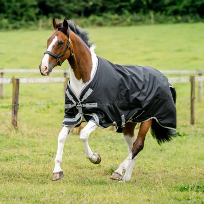 Image de Amigo Chemise Turnout 1200D XL 50g Noir/Gris Titane/ArgentVendu par Agradi