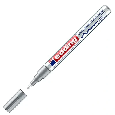 Afbeelding van edding 751 glanslakmarker zilver 1ST 1 2 mm / 4 9 054