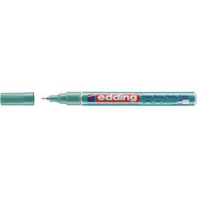 Afbeelding van Viltstift Edding 780 lakmarker rond 0.8mm metallic groen