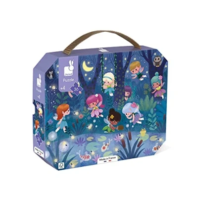 Image de Puzzle 36 pièces Janod Les fées et nénuphars