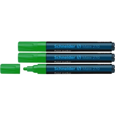 Afbeelding van Schneider lakmarker Maxx 270 1 3 mm groen stuks S 127004