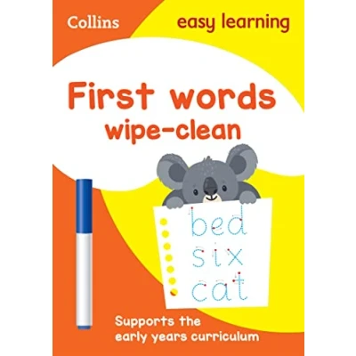 Afbeelding van First Words Age 3 5 Wipe Clean Activity Book