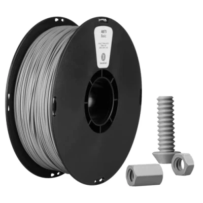 Afbeelding van Kexcelled ABS K5 3D printerfilament, maatnauwkeurigheid +/ 0,03 mm, 1,75 spoel van 1 kg, compatibel met de meeste FDM printers, netjes oprolbaar, uitstekende volledige prestaties, grijs