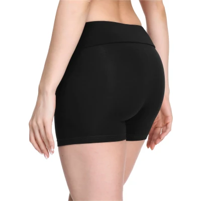 Afbeelding van Merry Style Dames Korte Leggings Sport Vrijetijdsbroek Shorts Sporbroek Yogabroek Brede Taille MS MS10 284 LE Zwart L