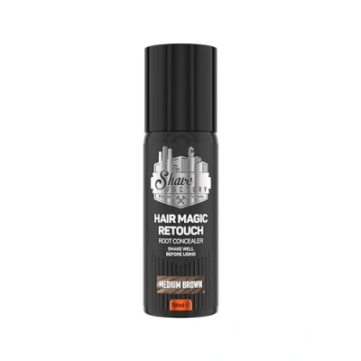 Afbeelding van The Shave Factory Hair Magic Retouch Spray 100ml Medium Brown