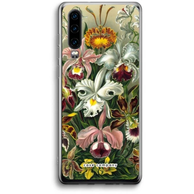 Afbeelding van Case Company® hoesje geschikt voor Huawei P30 Haeckel Orchidae Soft Cover Telefoonhoesje Bescherming aan alle Kanten en Schermrand