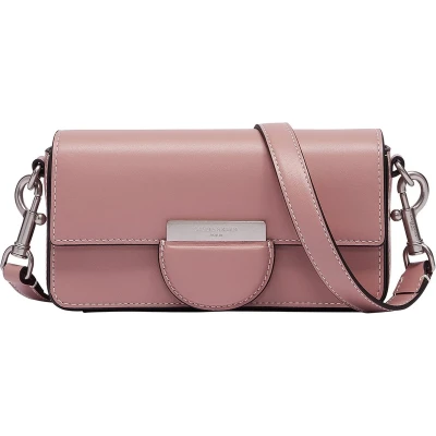 Afbeelding van LIEBESKIND BERLIN Leren Schoudertas Pam Crossbody Raving Rose Oud roze
