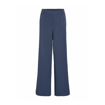Afbeelding van VILA Varone WIDE Broek, Dames, Maat: 34, Vintage indigo