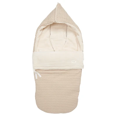 Afbeelding van Koeka Buggy Voetenzak Wafel/teddy Oslo sand/pebble