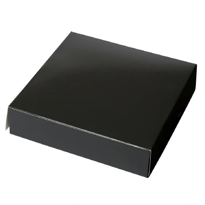 Afbeelding van Taartdoos 19x19x8cm. Zwart 50st