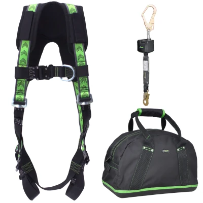 Afbeelding van Kratos Valbeveiliging Harnas Complete Set Standaard Plus Valstopblok 2.50 meter S L