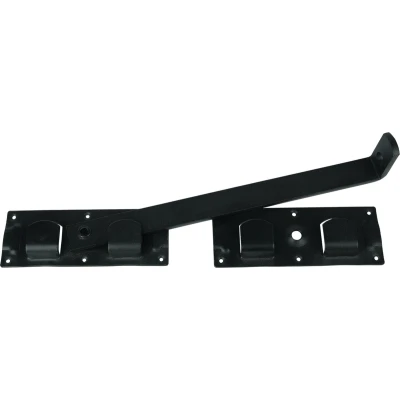 Afbeelding van Wovar Overslaggrendel Zwart 440 x 70 mm Per Stuk