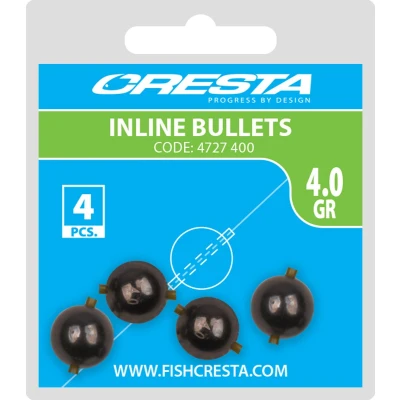 Afbeelding van Cresta Inline Bullets Schuifloodjes 2.50g 4 Stuks