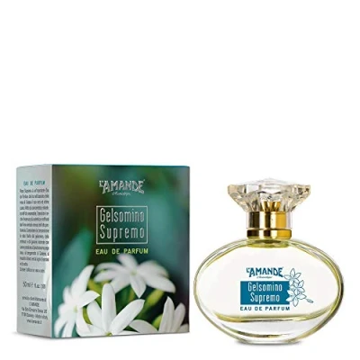 Afbeelding van L&#039;AMANDE Frisse en bloemige Narcissus geur met noten van roos ylang ylang, geuren amber cederhout, eau de parfum warme Supreme Jasmijn, 50 ml
