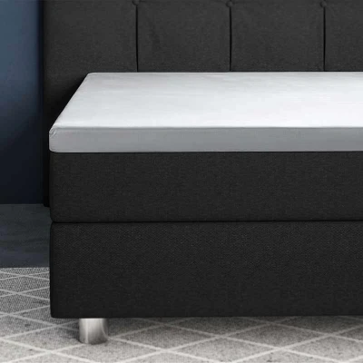 Afbeelding van Hoeslaken Satijn Topper Primaviera Deluxe Effen Kleur: Bruin, 90 x 220 cm Geschikt Voor Matrassen Tot 15 Hoog Ga naar Dekbed Discounter.nl