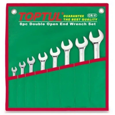Afbeelding van TOPTUL GAAA0804 Set ring / steeksleutel 8