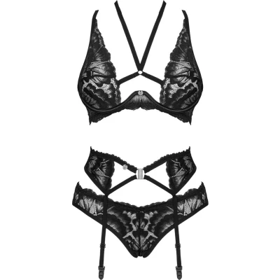 Afbeelding van Obsessive 3 delige Set Alessya Zwart
