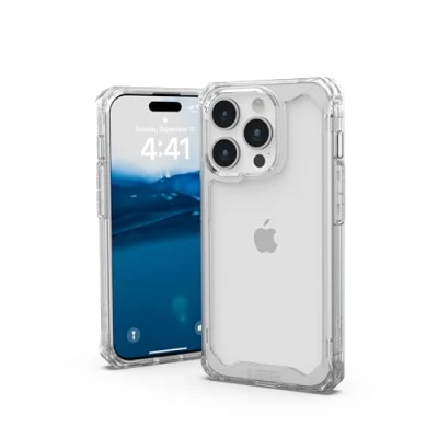Afbeelding van Urban Armor Gear Plyo Backcover Apple iPhone 15 Pro Ice, Transparant