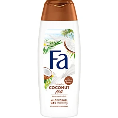 Afbeelding van Fa voedende douchegel met kokosmelk natuurlijk kokosextract en exotische kokosmelkgeur, 250ml