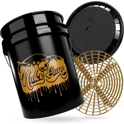 Afbeelding van NUKE GUYS GOLD BUCKET 5GAL + DEKSEL GRIT