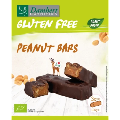 Afbeelding van Damhert Peanut Bars Bio Gv