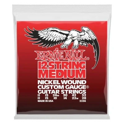 Image de Ernie Ball 2236 Jeu de 12 cordes guitare électrique Médium 11 52 / 28