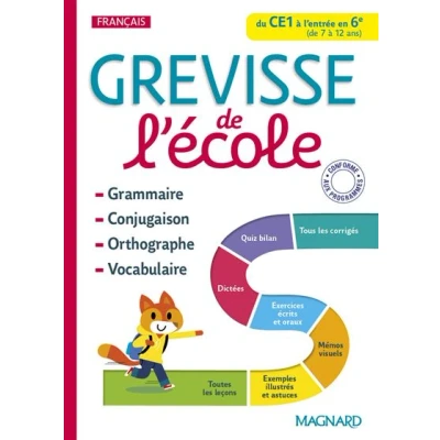Image de Grevisse de l&#039;école du CE1 à l&#039;entrée en 6e
