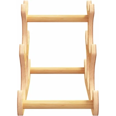 Afbeelding van vidaXL Wijnrek voor 6 flessen 35x18x25,5 cm bamboe