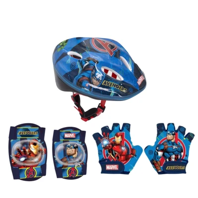 Afbeelding van Avengers Fiets accessoires ; Handschoentjes, Helm, Knie en elleboogbeschermers 8721122786550