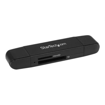 Image de StarTech.com Lecteur de carte Mémoire USB SD 3.0 Compact 5Gbps Adaptateur microSD (SDMSDRWU3AC) (MMC SDHC microSDHC SDXC microSDXC) 3.0/USB C