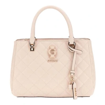 Afbeelding van Guess Bessey Luxury Satchel Handtas, Dames, Maat: One Size, Sand
